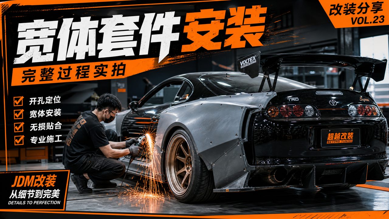 暗网-宽体套件安装改装视频